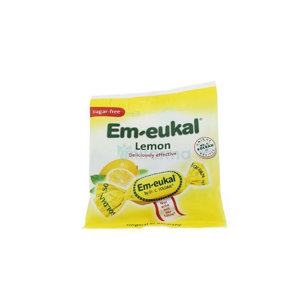20 caramelo em-eukal limon 25gr lomhifar distribución comercialización productos parafarmacia